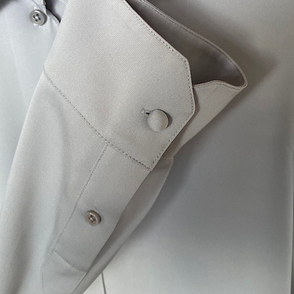 Helmut Lang NWT Silk Crepe Button Front Blouse - Picture 6 of 12